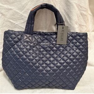 💫Navy New MZ Wallace Small Metro Tote - Navy Quilted Oxford LAST O…